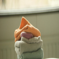 folded towels