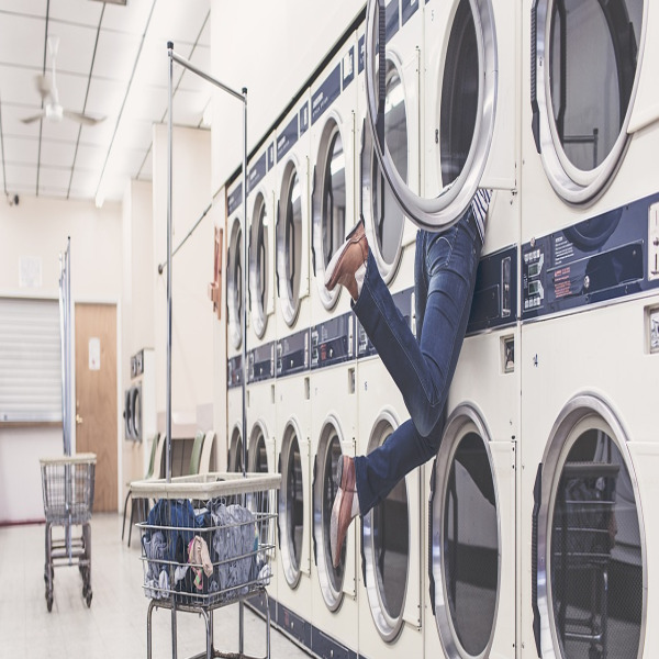 laundromat interior staff